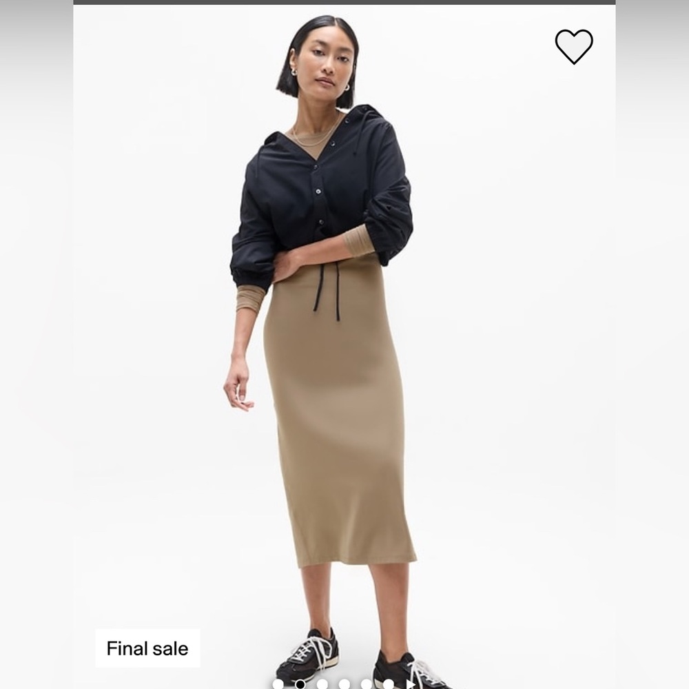 NWT Athleta Be Free High Rise Maxi Skirt - Picture 2 of 5